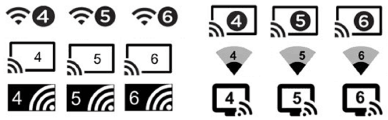 WiFi icons